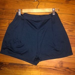 Turquoise high waisted shorts